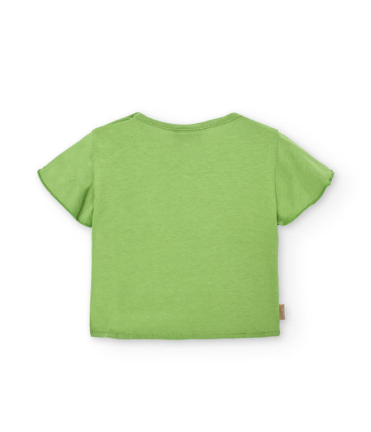Boboli μπλούζα μικρό κορίτσι πράσινη flower