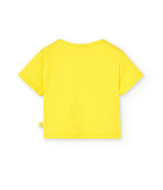 Boboli μπλούζα basic μεγάλο κορίτσι κίτρινη