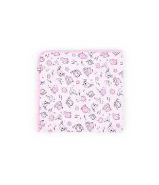 Boboli βρεφική κουβέρτα ροζ διπλής όψης