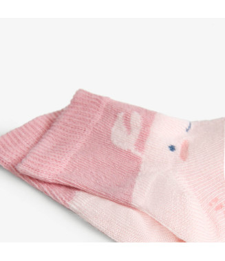 Boboli κάλτσες σετ 2 τεμάχια βρεφικές ροζ