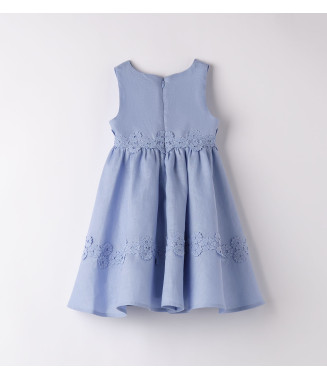 iDO φόρεμα μικρό κορίτσι γαλάζιο λινό